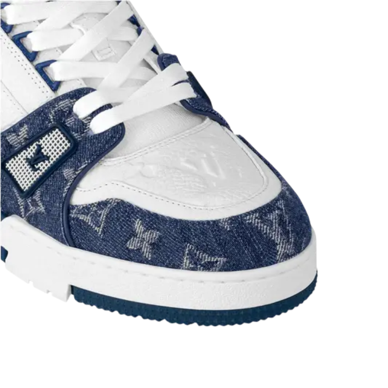 LV Denim Blue White
