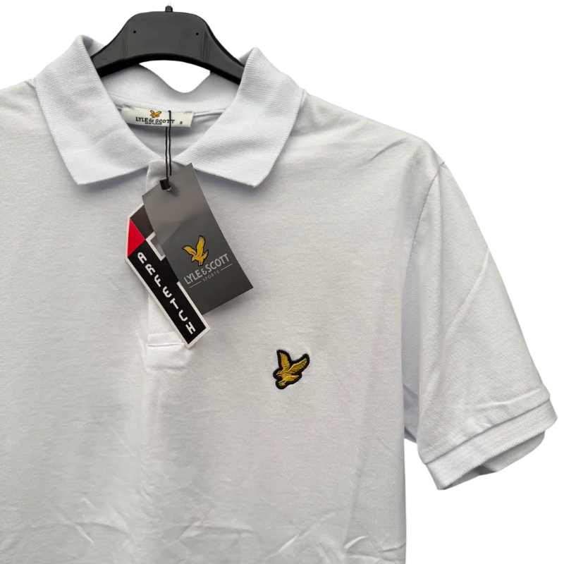 Lyle & Scott Majica Kragna - White