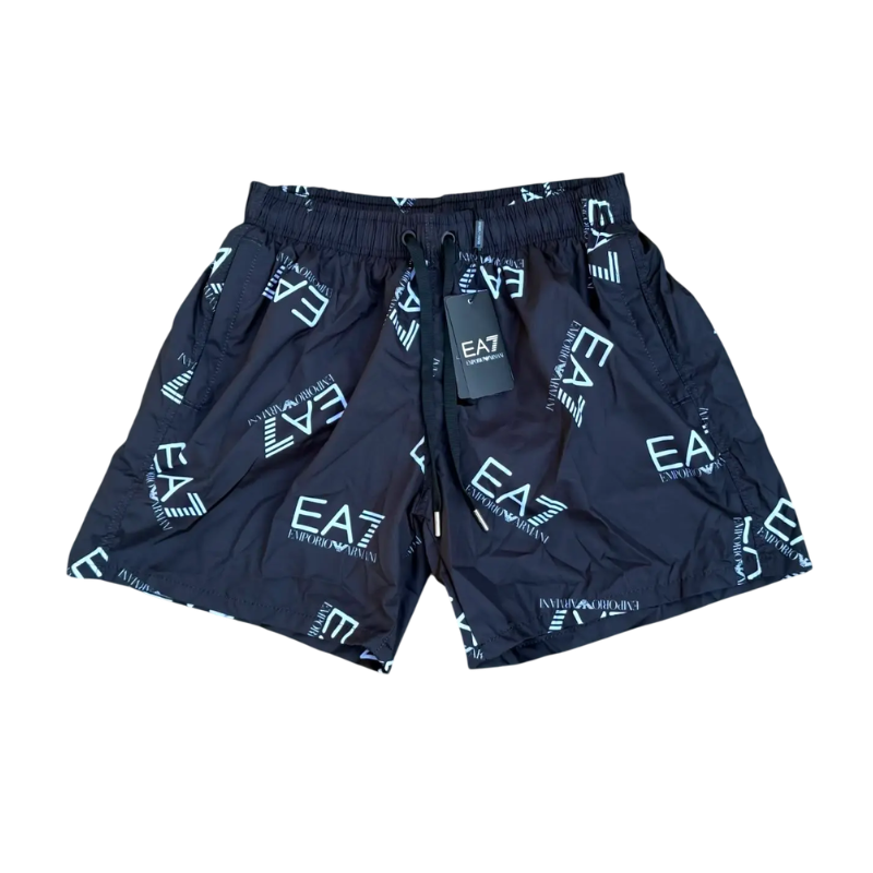 EA7 Emporio Armani Kupaći - Black White