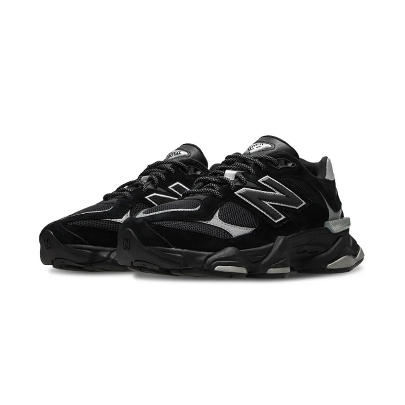 New Balance 9060 Black Grey Reflective