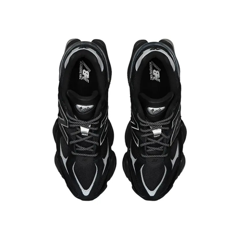 New Balance 9060 Black Grey Reflective