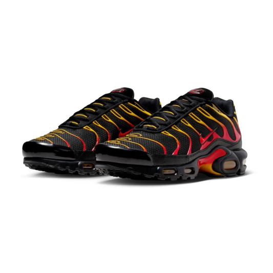 Air Max Plus Flames Black Gold Red
