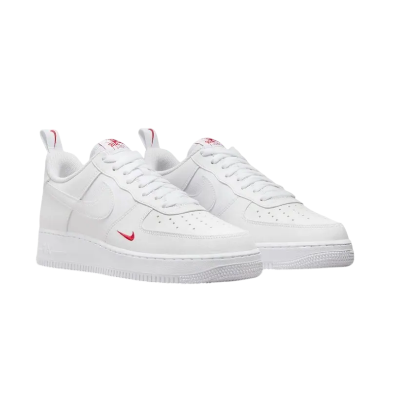 Air Force 1 Low SE White Red Mini Swoosh