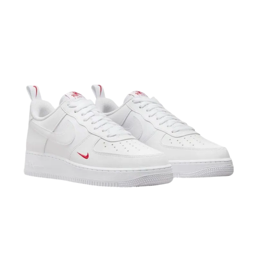 Air Force 1 Low SE White Red Mini Swoosh