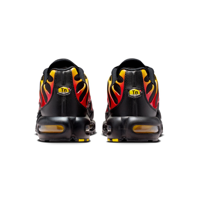 Air Max Plus Flames Black Gold Red