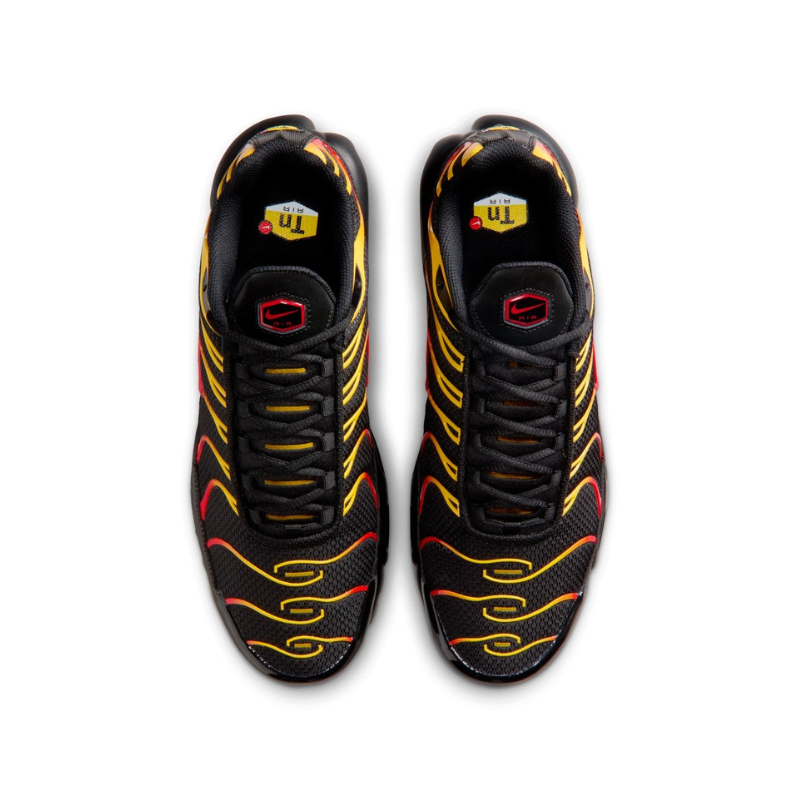 Air Max Plus Flames Black Gold Red
