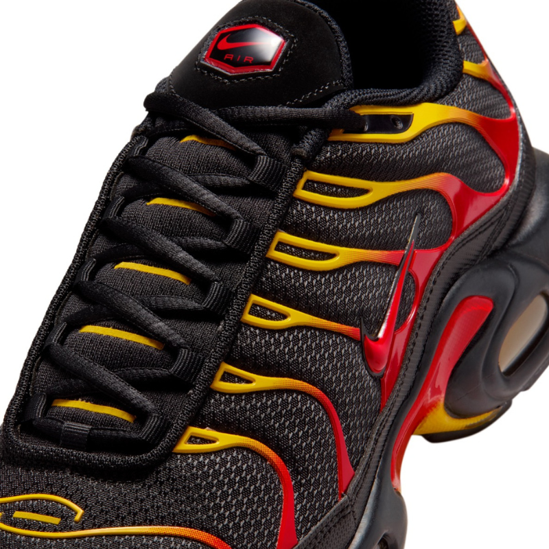 Air Max Plus Flames Black Gold Red
