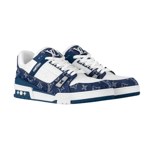 LV Denim Blue White